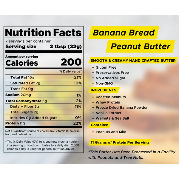 Banana Bread Peanut Butter