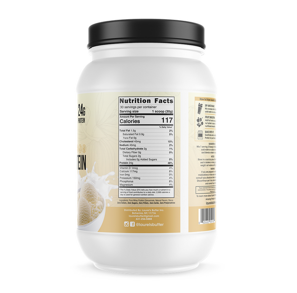 Organic Vanilla Ice Cream Whey Protein