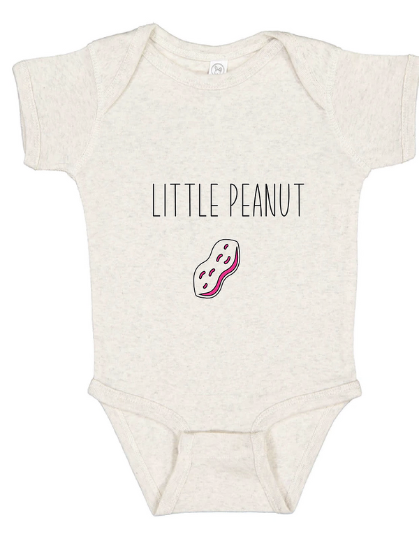 Little Peanut Baby Onesie - Natural Heather