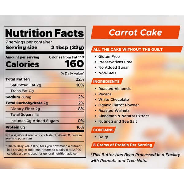 Buy Inexpensive CarrotCake Butter Laurel’s Butter Laurel's Butter