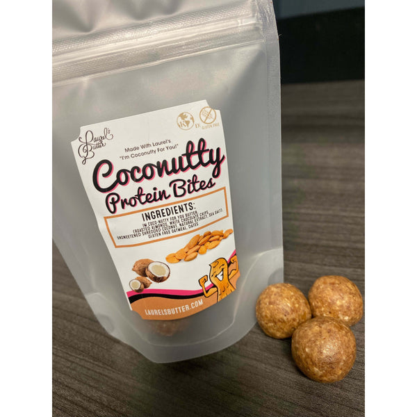 Coconutty Protein Bites